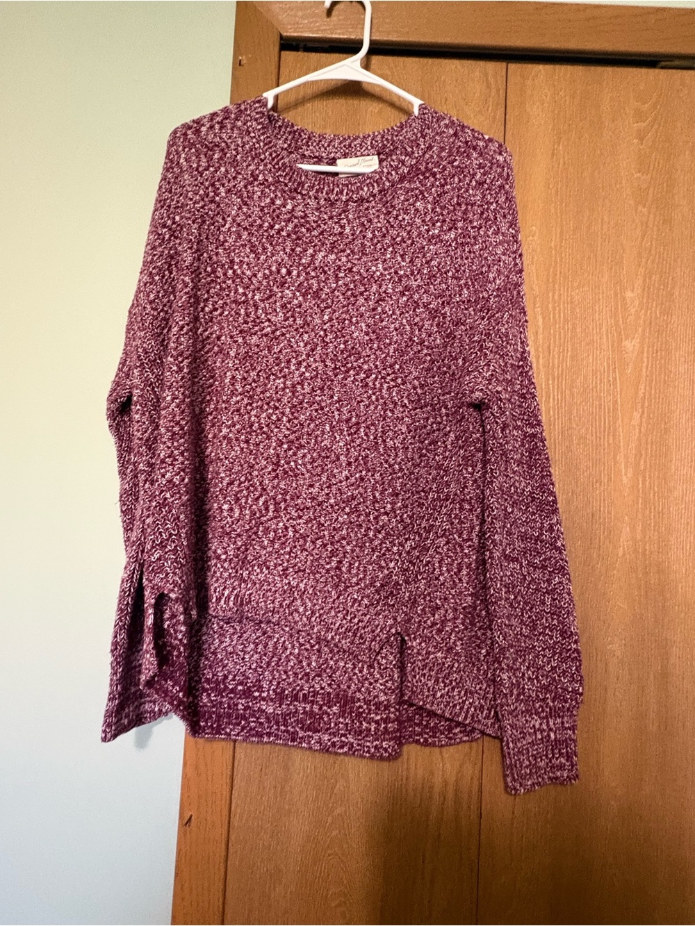 Universal Thread Marled Plum Crewneck Sweater